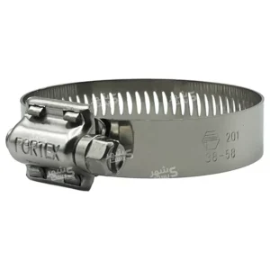 بست شیلنگ استیل 38/58 میلیمتر فورتکس (FORTEX)