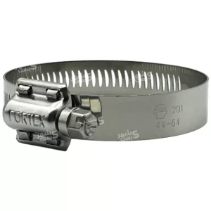 بست شیلنگ استیل 44/64 میلیمتر فورتکس (FORTEX)