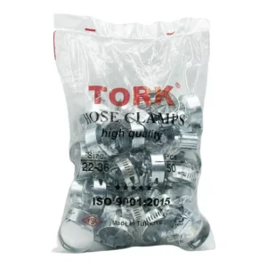 بست شلنگ فلزی سایز 22/36 میلیمتر برند ترک (TORK)