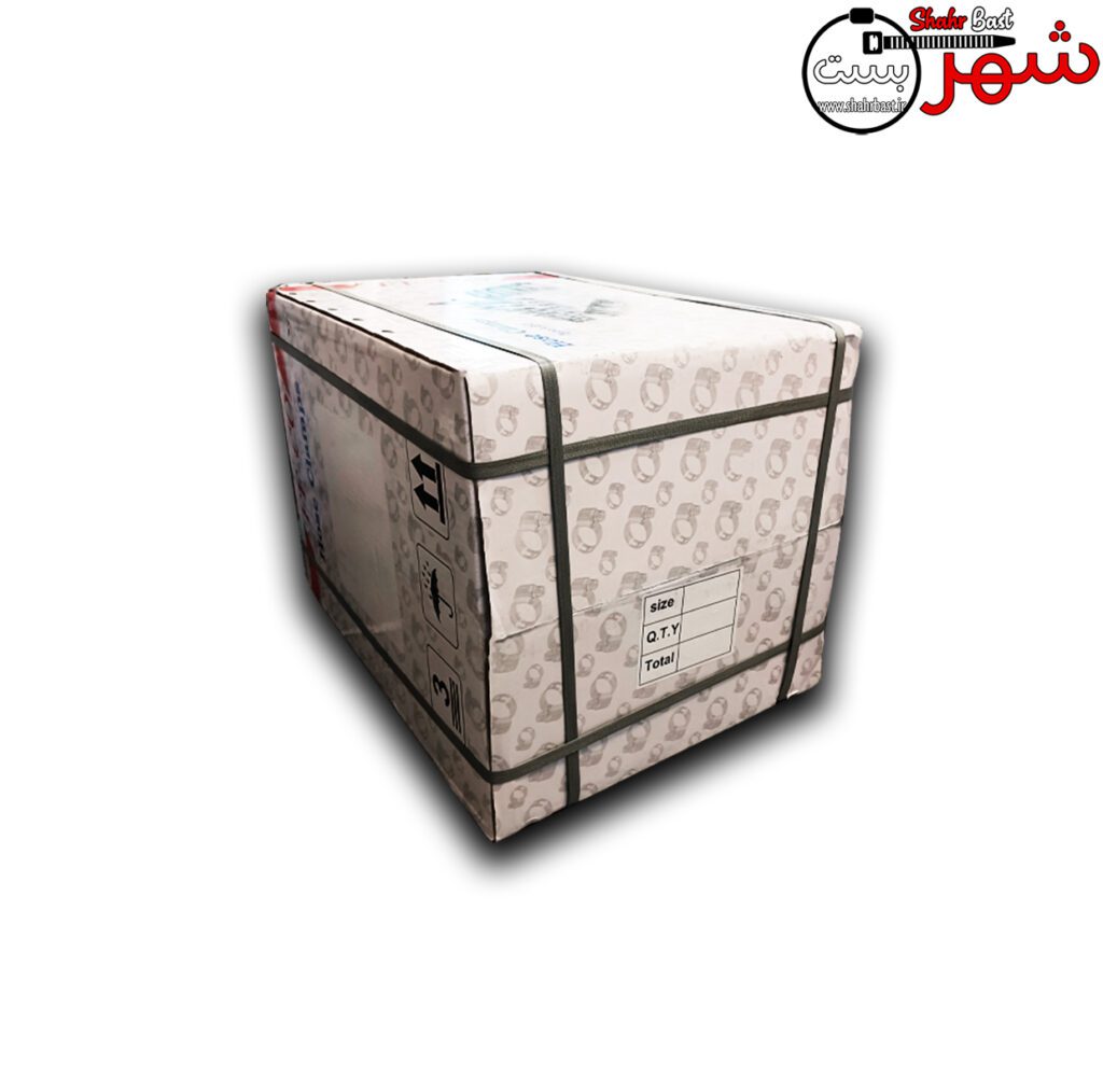 بست فلزی ایرانی فولاد فام اف اف سایز 10/16 کارتن مادر 6000 عددی