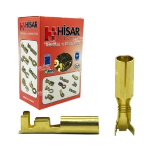 سر سیم فشاری لوله ای مادگی کد 10116.1 برند هیسار (HISAR)