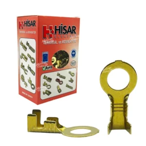 سر سیم فشاری گرد حلقوی (سایز 8 میلیمتر) کد 10314 برند هیسار (HISAR)
