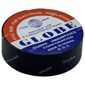 چسب برق مشکی گلوب 10 یارد (اصلی) GLOBE